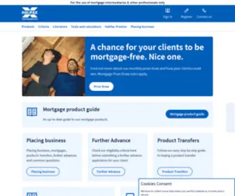 Halifax-Intermediaries.co.uk(Mortgages) Screenshot