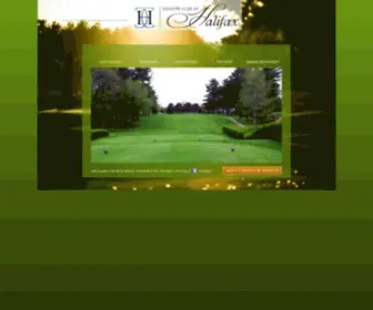 Halifaxcc.com(Country Club of Halifax) Screenshot