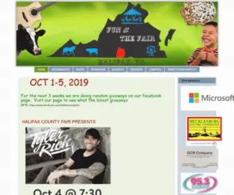 Halifaxcountyfair.com(Halifax County Fair) Screenshot