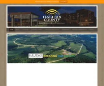 HalifaxDevelopment.com(Halifax County Economic Development Commission) Screenshot