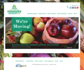 Halifaxfarmersmarket.com(Halifax Seaport Farmers) Screenshot