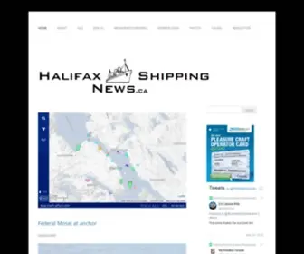 Halifaxshippingnews.ca(Halifax Shipping) Screenshot