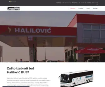 Halilovicbus.ba(Siguran partner) Screenshot