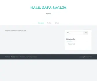 Halilsafasaglik.com.tr(Halil) Screenshot