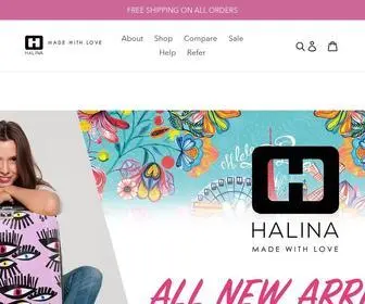 Halina-Madewithlove.com(HALINA luggage) Screenshot