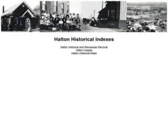 Halinet.on.ca(Halton Historical Indexes) Screenshot
