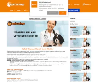 Halkaliveteriner.com(İstanbul Küçükçekmece Atakent Vets and Pets Veteriner Kliniği Web sayfası) Screenshot