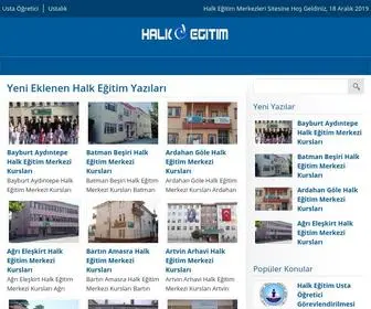 Halkegitimkurs.com(Halk E) Screenshot