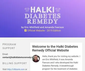 Halkidiabetesremedy.org(Halki Diabetes Remedy) Screenshot