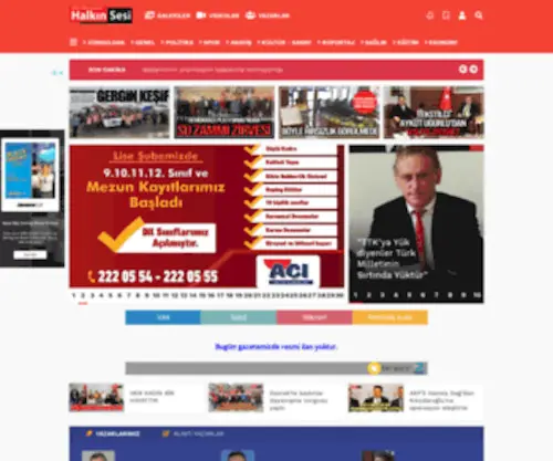 Halkinsesi.com.tr(HALKIN SESİ GAZETESİ) Screenshot