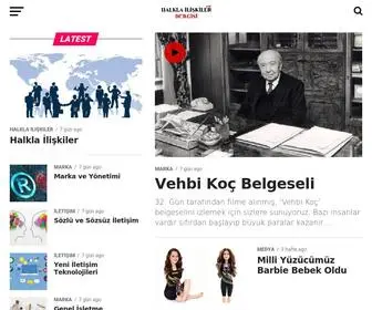 Halklailiskilerdergisi.com(Halkla İlişkiler Dergisi) Screenshot