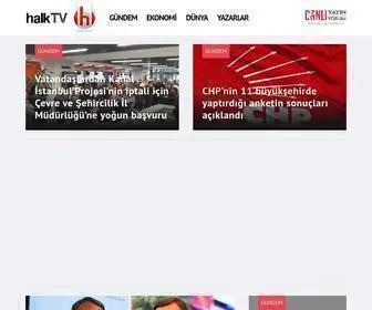 Halktv.com.tr(Halk TV) Screenshot