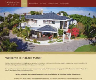 Hallackmanor.co.za(Hallack Manor) Screenshot