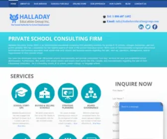 Halladayeducationgroup.com(Halladay Education Group) Screenshot