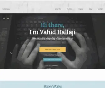 Hallaji.com(Software Developer) Screenshot