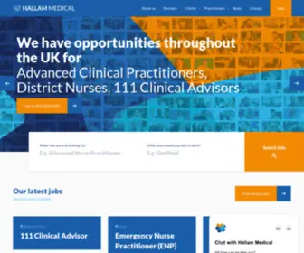 Hallammedical.com(Hallam Medical Advanced Nurse Practitioner Jobs Hallam Medical) Screenshot