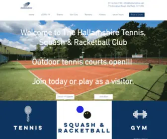 Hallamshire.net(Hallamshire Tennis & Squash Club) Screenshot