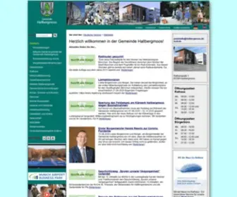Hallbergmoos.de(Gemeinde Hallbergmoos) Screenshot