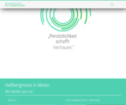 Hallbergmoosinaktion.de(Hallbergmoos in Aktion) Screenshot