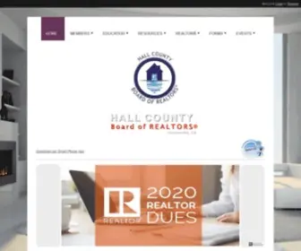 Hallbor.com(Hall County GA Board of Realtors) Screenshot