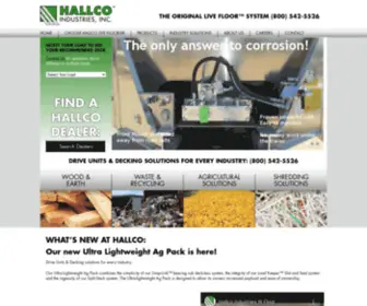 Hallcoindustries.com(Hallco Industries) Screenshot