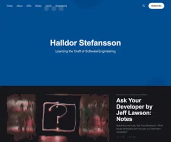 Halldorstefans.com(Halldorstefans) Screenshot