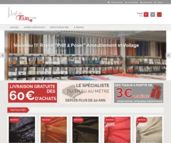 Halldutissus.fr(Le spécialiste de la vente de tissu au mètre) Screenshot