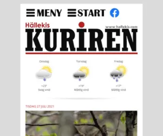 Hallekis.com(H Ä L L E K I S   K U R I R E N) Screenshot