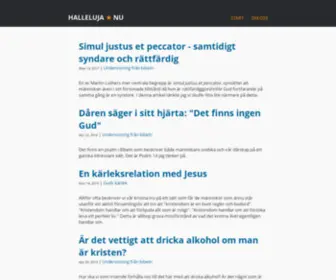 Halleluja.nu(halleluja) Screenshot