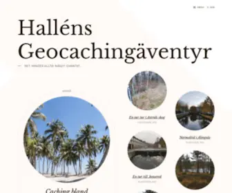 Hallensgeocachingaventyr.com(Halléns Geocachingäventyr) Screenshot