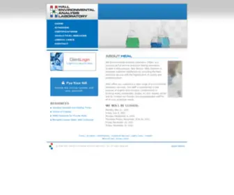 Hallenvironmental.com(Hall Environmental Analysis Laboratory) Screenshot