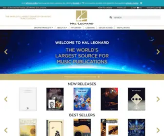 Halleonardpublishing.com(Hal Leonard Online) Screenshot