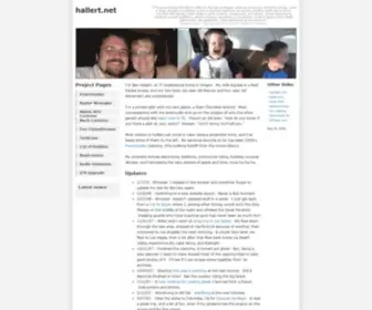 Hallert.net(Website of the Hallert clan) Screenshot