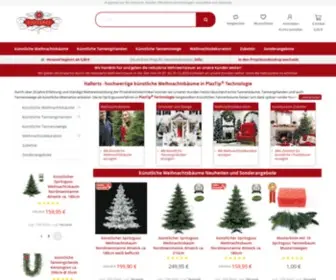 Hallerts-Kuenstlicher-Weihnachtsbaum.de(Künstliche) Screenshot