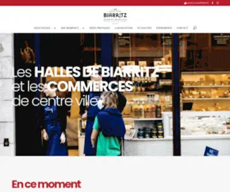 Halles-Biarritz.fr(Halles) Screenshot