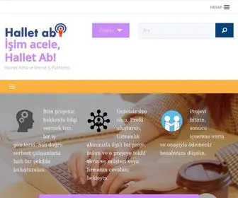 Halletabi.com(Hallet Abi İşim Acele) Screenshot