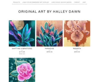 Halleydawn.com(Original Art by Halley Dawn) Screenshot