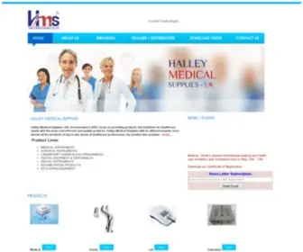 Halleymedical.co.uk(HALLEY MEDICAL SUPPLIES) Screenshot