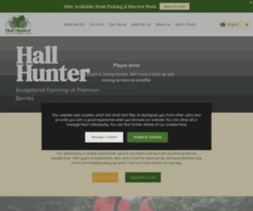 Hallhunter.co.uk(Hall Hunter Partnership) Screenshot