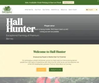 Hallhunter.com(Hall Hunter Partnership) Screenshot