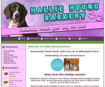 Halliehoundbarkery.com(Hallie Hound Barkery) Screenshot