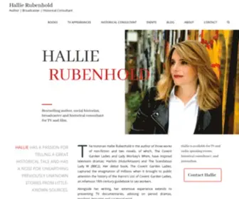 Hallierubenhold.com(Author) Screenshot