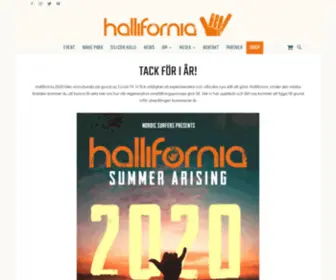 Hallifornia.se(Hem) Screenshot