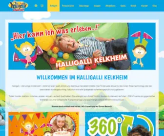 Halligalli-Kelkheim.de(Willkommen im Halligalli Indoorspielplatz in Kelkheim) Screenshot