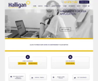 Halligan.ie(Halligan Insurances) Screenshot