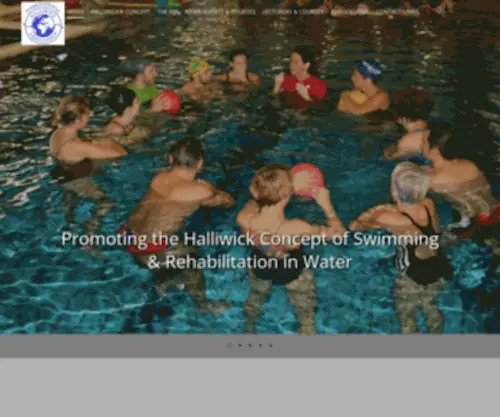 Halliwick.org(Promoting the Halliwick Concept of Swimming & Rehabilitation in Water) Screenshot