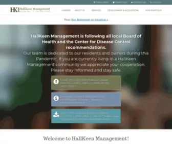 Hallkeen.com(HallKeen Management Home Page Home) Screenshot