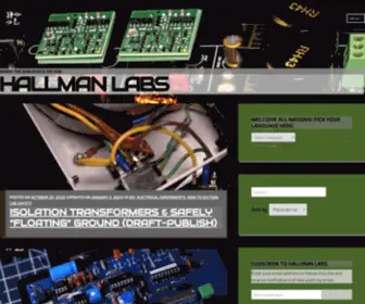 Hallmanlabs.com(Hallman Labs) Screenshot