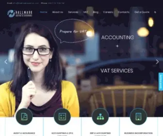 Hallmarkauditors.com(#1 Auditing Services Dubai) Screenshot