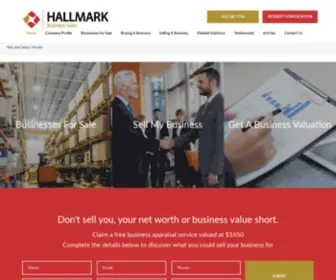 Hallmarkbusiness.com.au(Business Brokers Gold Coast) Screenshot